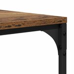 vidaXL Table basse Bois Ancien 100 x 50 x 35 cm Bois d'ingénierie