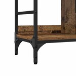 vidaXL Buffet Marron 102 x 32 x 73.5 cm Bois d'ingénierie