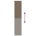 vidaXL Store enrouleur occultant café 55x210cm largeur du tissu 50 7cm