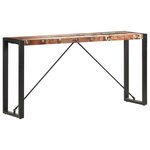 vidaXL Table console 150x35x76 cm Bois de récupération massif
