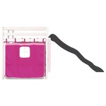 vidaXL Lit superposé sans matelas avec toboggan et rideaux 90x190 cm