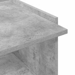 vidaXL Table basse Gris béton 90 x 50 x 33 cm Bois d'ingénierie