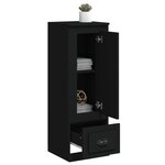 vidaXL Buffet haut noir 36x35 5x103 5 cm bois d'ingénierie