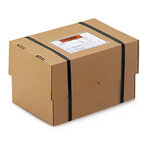 Caisse carton brune simple cannelure RAJA 50x33x25 cm (lot de 25)