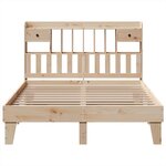 vidaXL Cadre de lit sans matelas 160x200 cm bois massif de pin