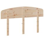 vidaXL Tête de lit 140 cm bois massif de pin