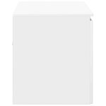 vidaXL Cabinet de Salle de Bain Mural Blanc brillant