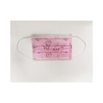 Masques Chirurgicaux Enfant CE 3 Plis Jetables 3-12 Ans Type IIR - Pack de 50 - Couleur Rose