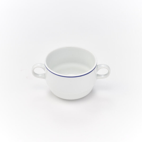 Lot de 6 bols à soupe porcelaine koneser 315 ml - stalgast - porcelaine x70mm