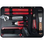 Ks tools ensemble d'outils d'électricien 128 pièces 1/4" + 1/2" 911.0628