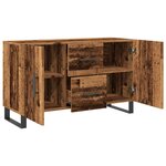 vidaXL Buffet vieux bois 100x36x60 cm bois d'ingénierie
