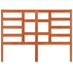 vidaXL Tête de lit cire marron 135 cm bois massif de pin