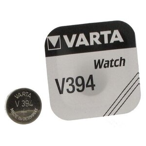 Pile oxyde argent pour montres V394 (SR45) SR936SW 1,55 Volt VARTA