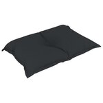 vidaXL Coussins de canapé palette 4 Pièces Anthracite Tissu