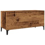 vidaXL Armoire à disques vieux bois 100x38x48 cm bois d'ingénierie