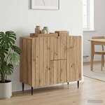 vidaXL Buffet Chêne artisanal 89 x 34 5 x 62 cm Bois d'ingénierie