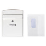 Boîte aux Lettres en Acier  Compact E5731  Anti-pluie  Blanc