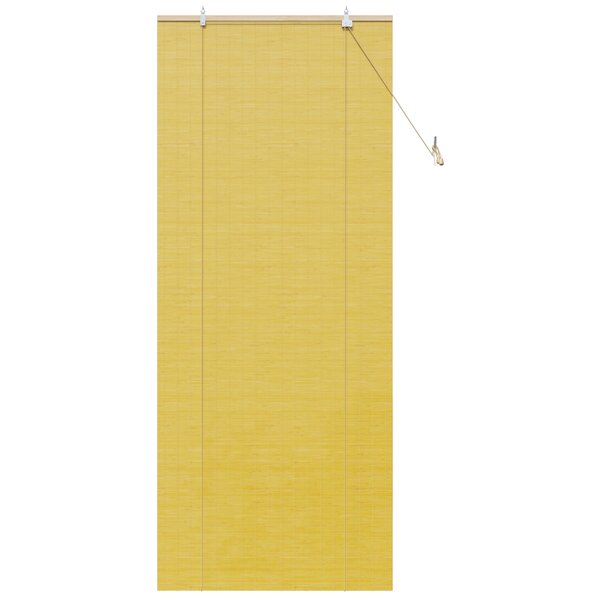 vidaXL Stores et Occultants avec des rideaux Jaune 80 x 220 cm Bambou