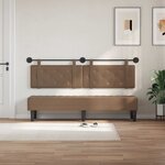 vidaXL Tête de lit suspendue Cappuccino Simili cuir