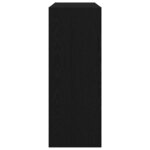 vidaXL Table console Chêne noir 105 x 30 x 80 cm Bois d'ingénierie