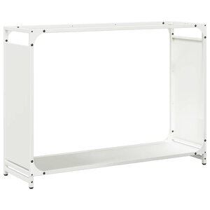 vidaXL Portant de bois chauffage blanc 90x28x65 cm