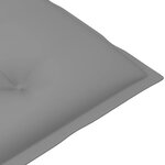 vidaXL Chaise à bascule avec coussin Bambou