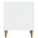 vidaXL Cabinet de chevet 2 pc Blanc 43 x 34 5 x 50 cm
