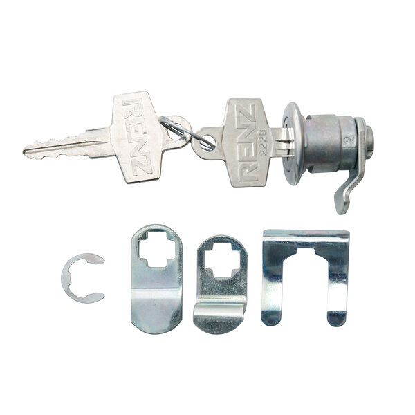 Serrure courte (coté récupération) pour boite aux lettres double face ou boite non normalisée