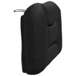 vidaXL Coussin de tête de lit noir 80 cm similicuir