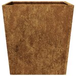 vidaXL Jardinières 2 Pièces 50x50x50 cm acier corten