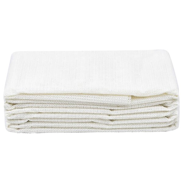 vidaXL Tapis de tente 200x500 cm Blanc