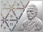 Pièce de monnaie en Cuivre g 62.2 (2 oz) Millésime Famous Paintings Medals STARRY NIGHT