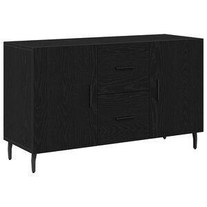 vidaXL Buffet Chêne noir 100 x 36 x 60 cm Bois d'ingénierie