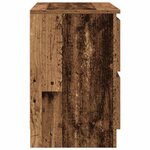vidaXL Meuble TV vieux bois 60x35x54 cm bois d'ingénierie
