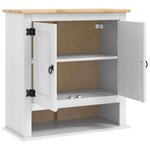 vidaXL Armoire suspendue Corona Blanc 70 x 33 x 71 5 cm Pin massif