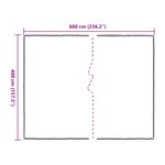 vidaXL Couverture pour plantes Transparent 4 x 6 m PE