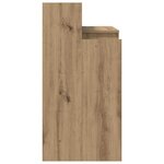 vidaXL Bureau chêne artisanal 97 x 45 x 90 cm Bois d'ingénierie