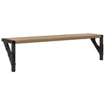 vidaXL Étagères Murales 2 Pièces Chêne artisanal 60 x 15 x 15 5 cm