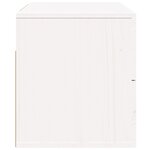 vidaXL Tables de chevet murales 2 Pièces Blanc 50x36x40 cm