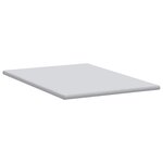 vidaXL Coussins de Matelas Blanc 160 x 200 cm