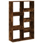 vidaXL Cloison de séparation chêne fumé 100x33x155 5cm bois ingénierie