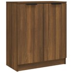 vidaXL Buffets 3 Pièces Chêne marron Bois d'ingénierie