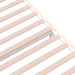vidaXL Cadre de lit Blanc Bois massif 90x200 cm
