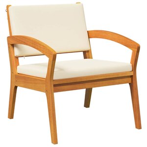 vidaXL Chaise de jardin 2 Pièces Marron Bois d'acacia massif