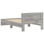 vidaXL Cadre de lit sans matelas avec lumières LED 100x200 cm