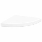 vidaXL Étagères d'angle flottantes 2 pièces Blanc 35x35x3 8 cm MDF
