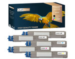 Qualitoner x5 toners 43459332 (noir x2 + cyan + magenta + jaune) compatible pour oki