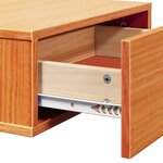 vidaXL Table de chevet avec tiroir Marron cire 42 x 32 5 x 40 cm