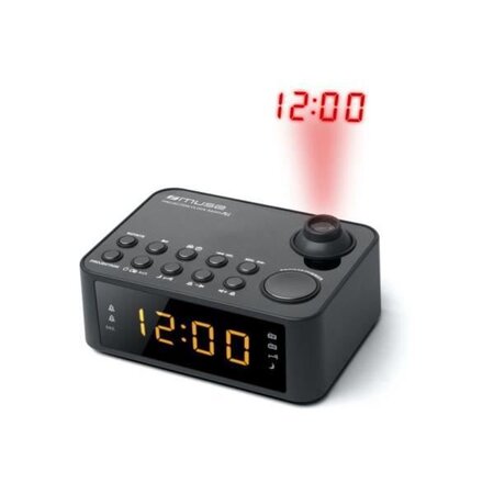 MUSE M-178 P Radio Réveil PLL avec projection de l'heure