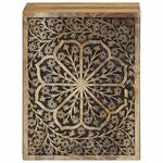 vidaXL Armoire de salle de bain murale 38x33x48cm bois massif manguier